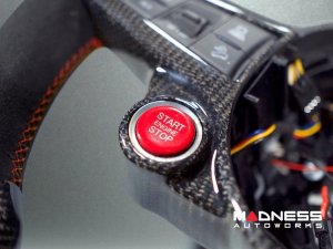 Alfa Romeo Stelvio Steering Wheel - Carbon Fiber - w/ LED Functions - QV Models